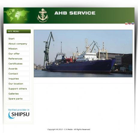 AHB Service. Remonty statków i silników okrętowych