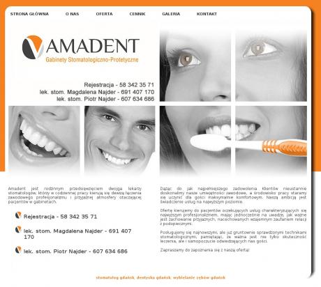 Amadent. Gabinet stomatologiczno-protetyczny
